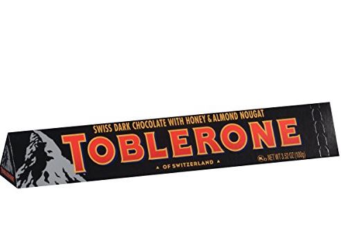 Toblerone hat auch eine dunkle Schokoladenversion seiner berühmten Tafel, die Poundland frech kopiert